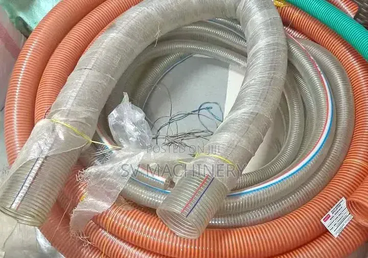 Heavy Duty Clear Wired Suction Pipe 2" (1 Metre)