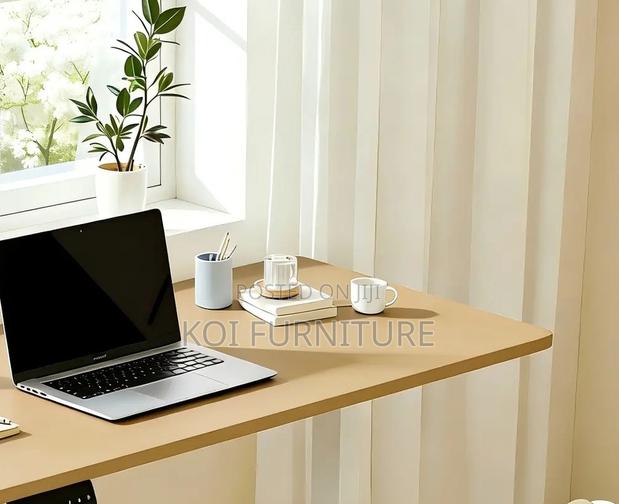 Office Desk; Elevraflex 1.4m White Electric Adjustable Sit-Stand Desk - thumbnail 8