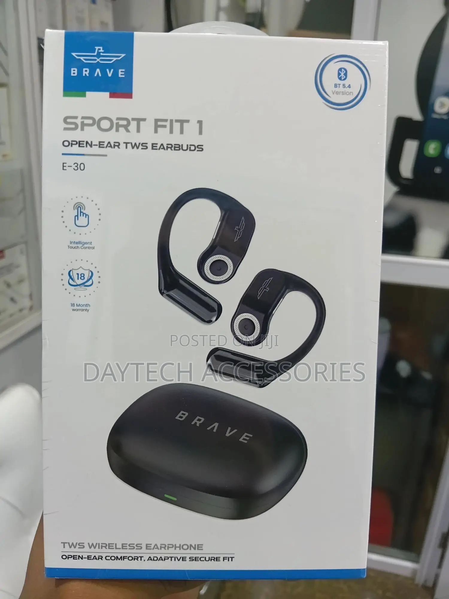 The Brave Sport Fit 1 (E-30) Open-Ear TWS Earbuds