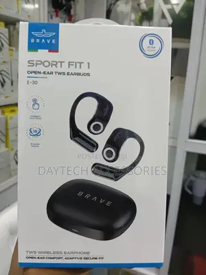 Brave Sport Fit 1 Open Ear TWS Earbuds - 24h Playtime