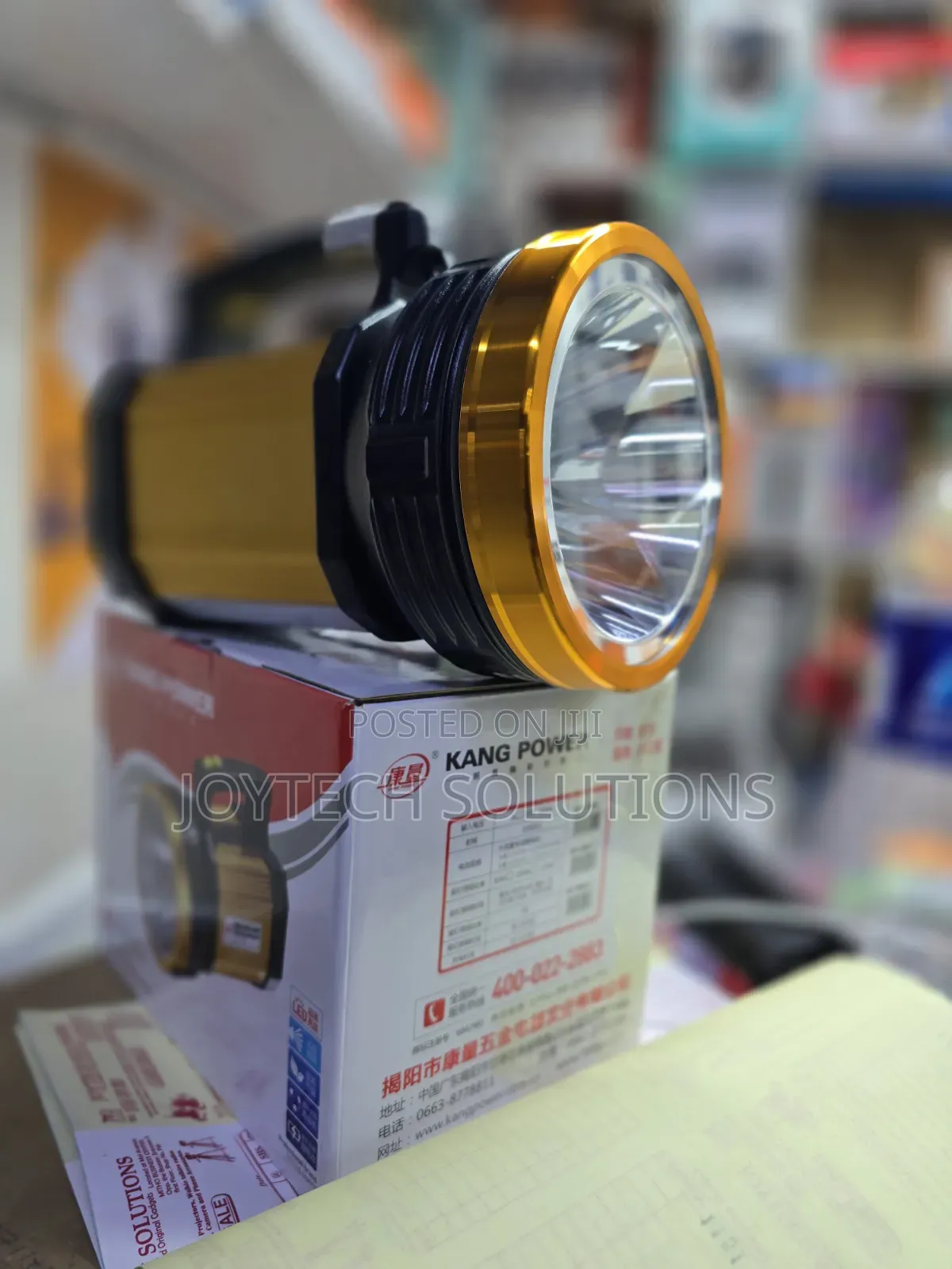 Portable 100w Aluminium Rechargeable Emergency Flashlight