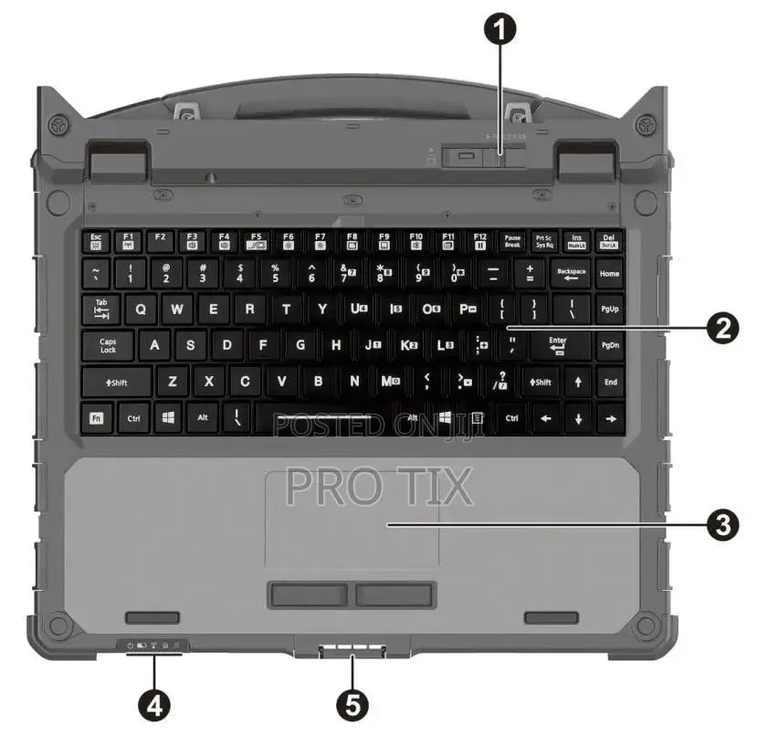 Getac Keyboard Dock Us Layout 1 Year Warranty