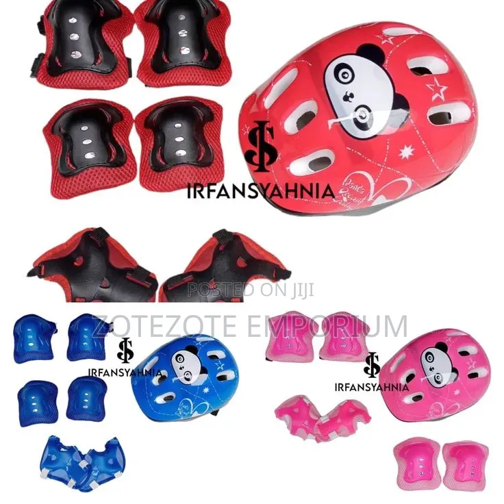 6 Pack Kids Helmet Guards Set