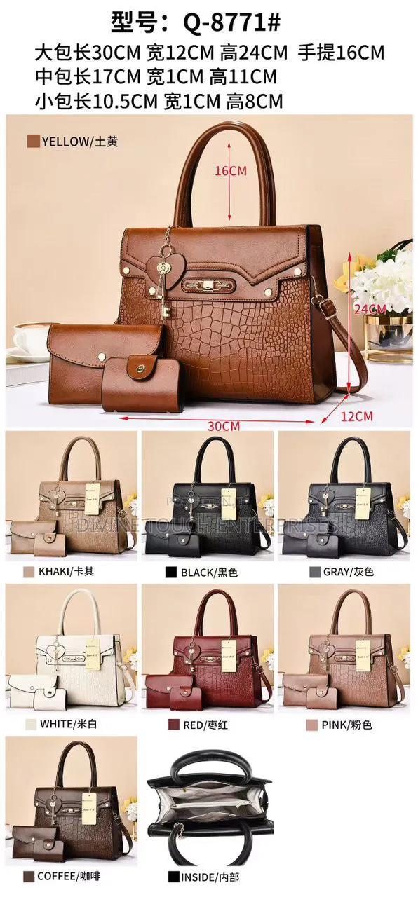 3in1 Ladies Handbags - thumbnail 7