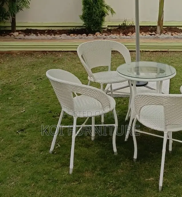 Dining Set; Gardens Romma Rattan Four Seaters Dining Set