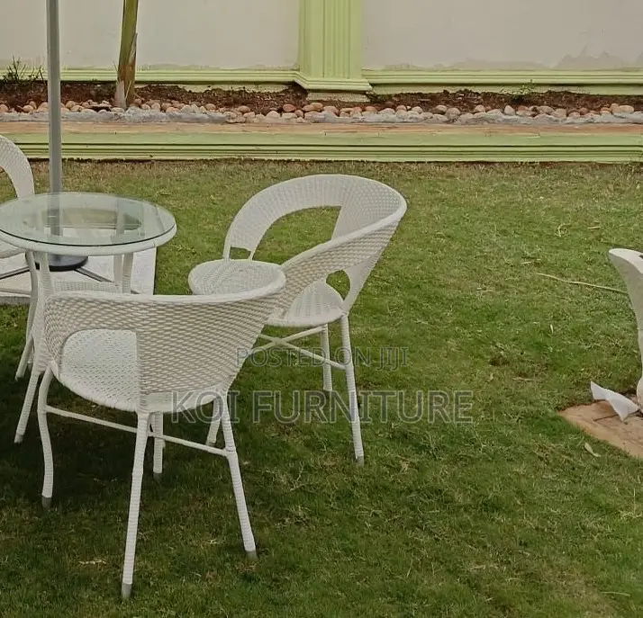Dining Set; Gardens Romma Rattan Four Seaters Dining Set