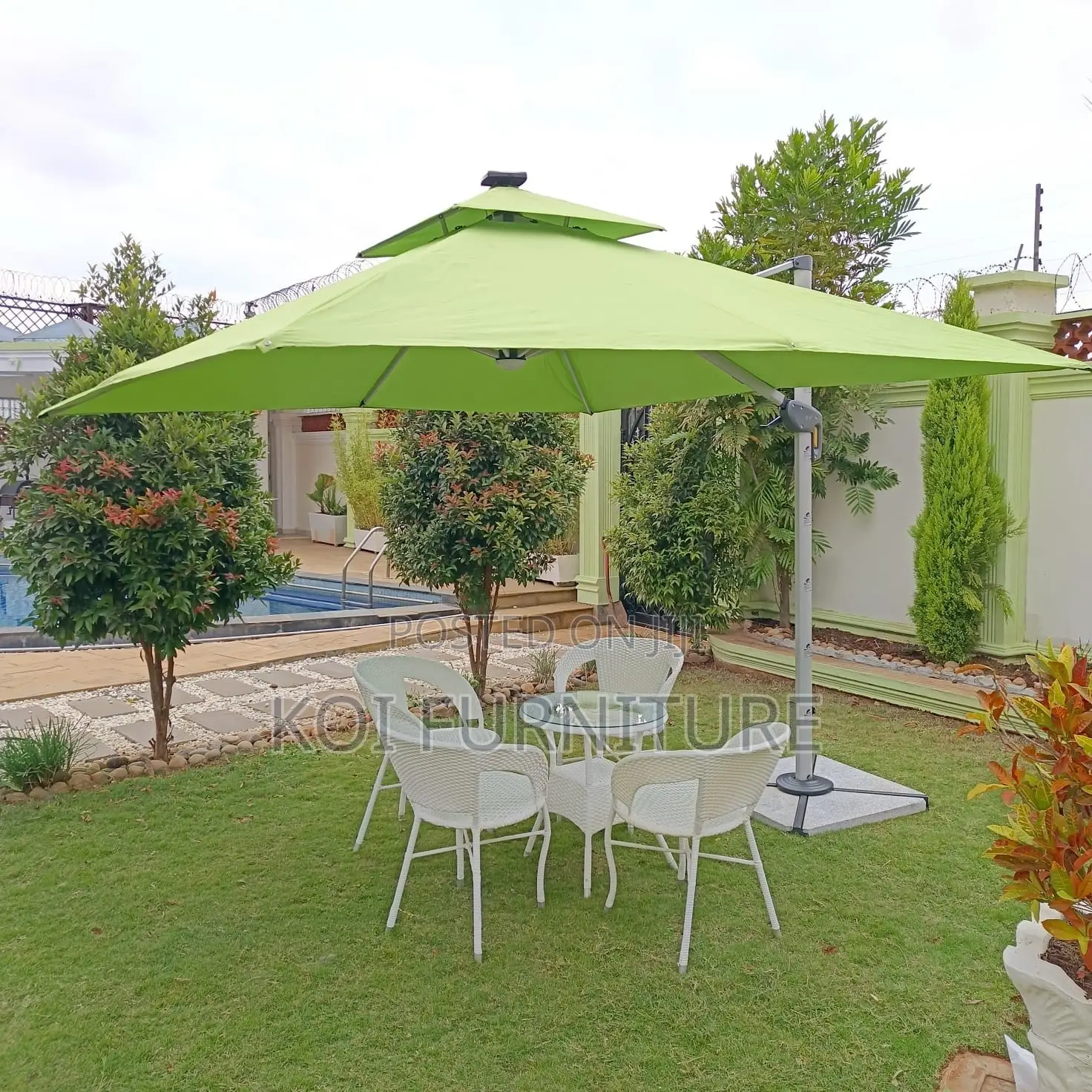 Dining Set; Gardens Romma Rattan Four Seaters Dining Set