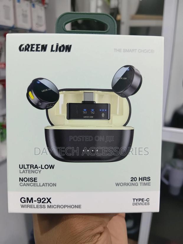 The Green Lion Gm-92x Wireless Microphone for Type C