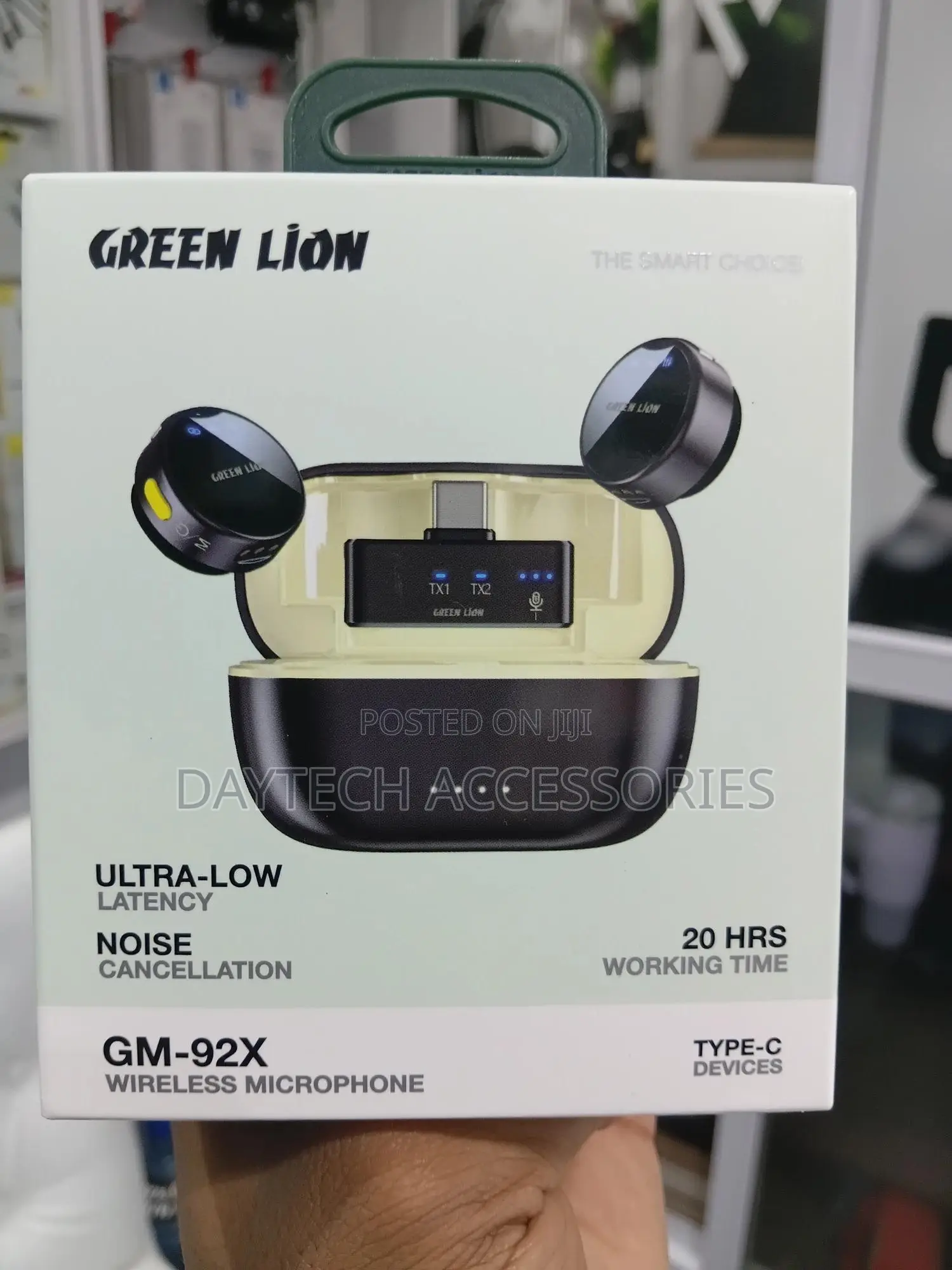 The Green Lion Gm-92x Wireless Microphone for Type C