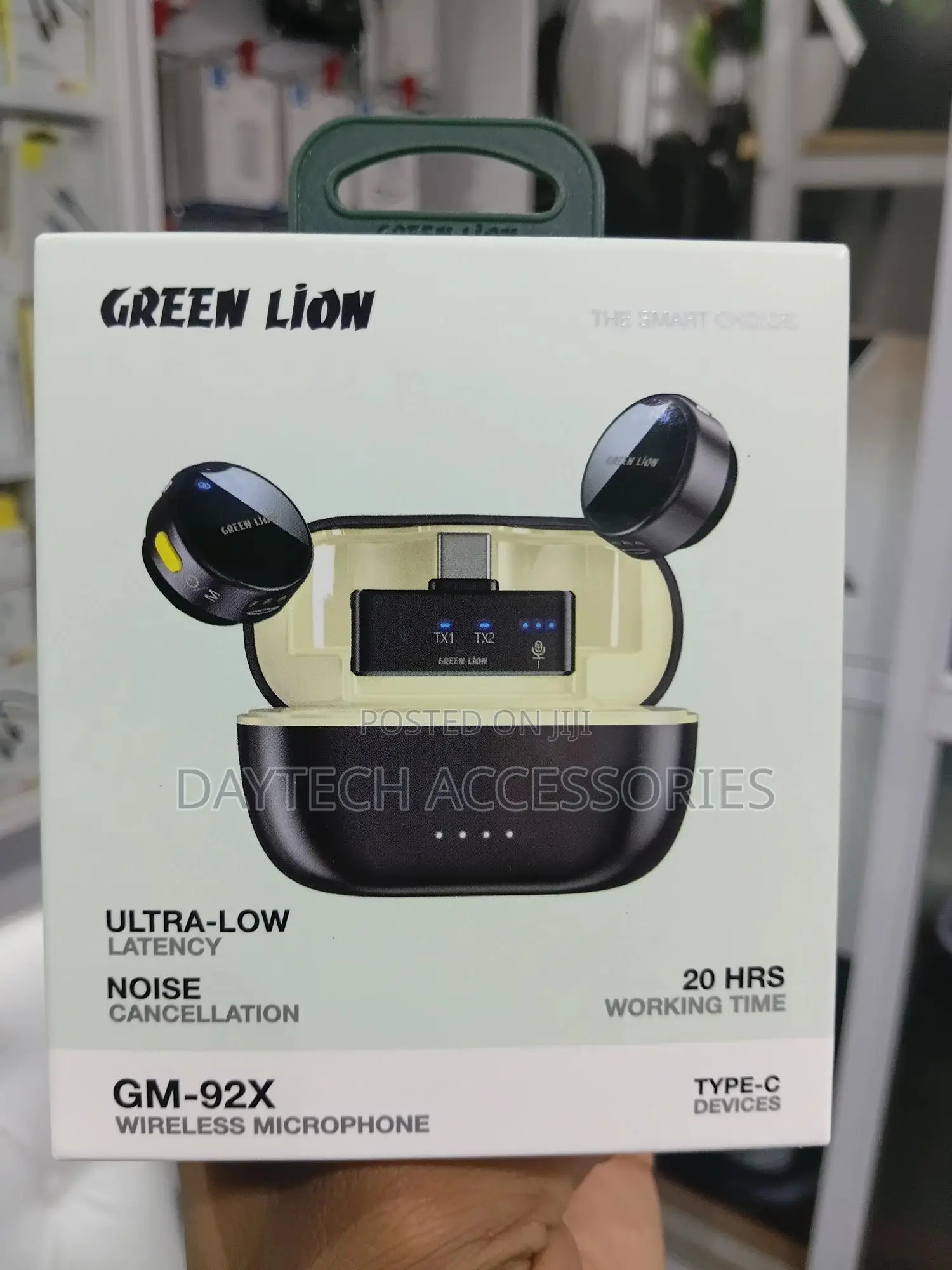 The Green Lion Gm-92x Wireless Microphone for Type C