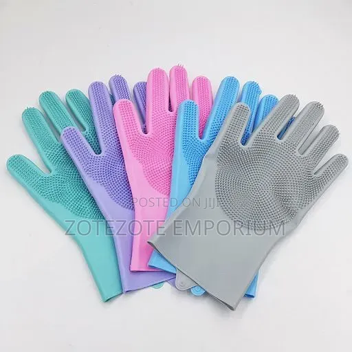 Silicone Washing Gloves