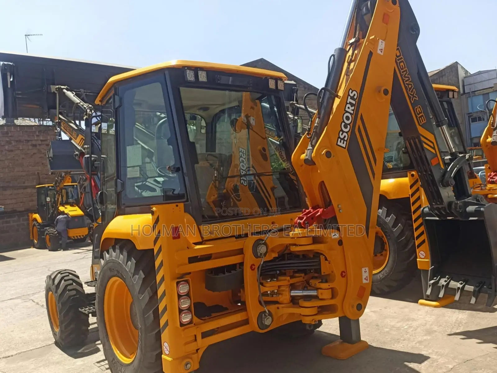 Escorts Kubota Backhoe Loader