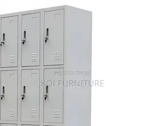 Office Cabinet; Office Metallic Cabinet With 9 Lockable Compartments