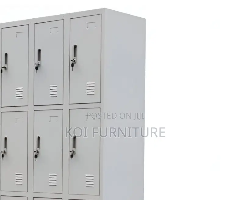 Office Cabinet; Office Metallic Cabinet With 9 Lockable Compartments
