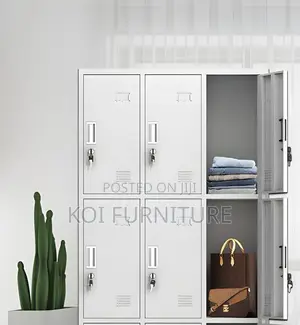 Office Cabinet; Office Metallic Cabinet With 9 Lockable Compartments