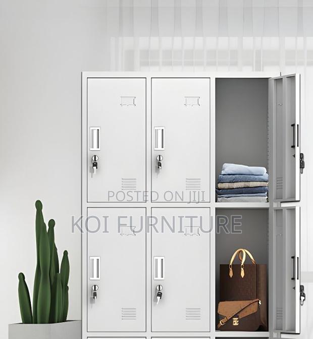 Office Cabinet; Office Metallic Cabinet With 9 Lockable Compartments - thumbnail 4