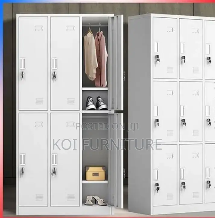 Office Cabinet; Office Metallic Cabinet With 9 Lockable Compartments