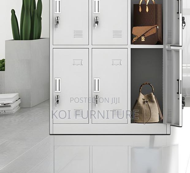 Office Cabinet; Office Metallic Cabinet With 9 Lockable Compartments - thumbnail 7