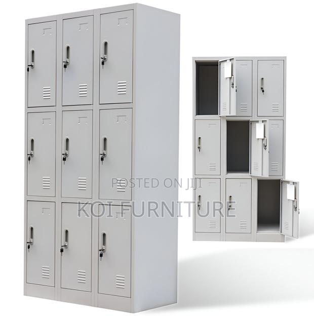Office Cabinet; Office Metallic Cabinet With 9 Lockable Compartments - thumbnail 11