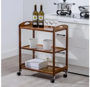 Bamboo Serving Trolley