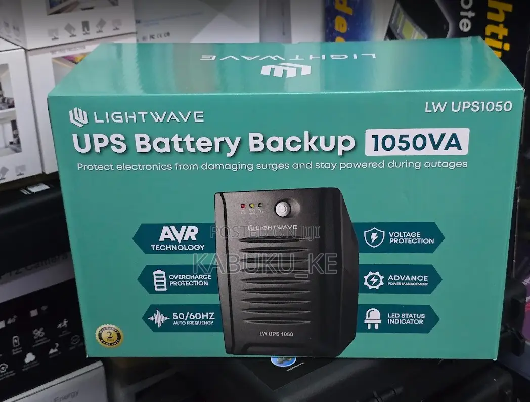 1kva Lightwave 1050va Ups (Uninterruptible Power Supply)