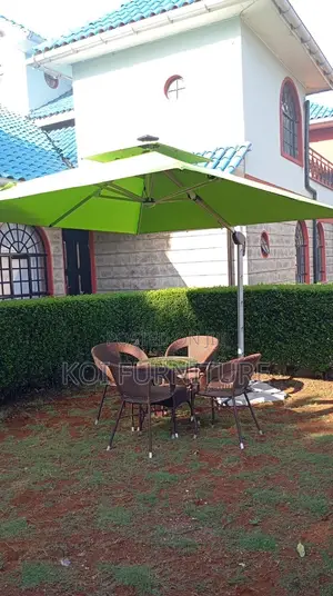 Dining Set; Rattan Olympic Sun Outdoor Four Seaters Set