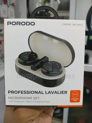 Porodo Wireless Lavalier Microphones Type-C