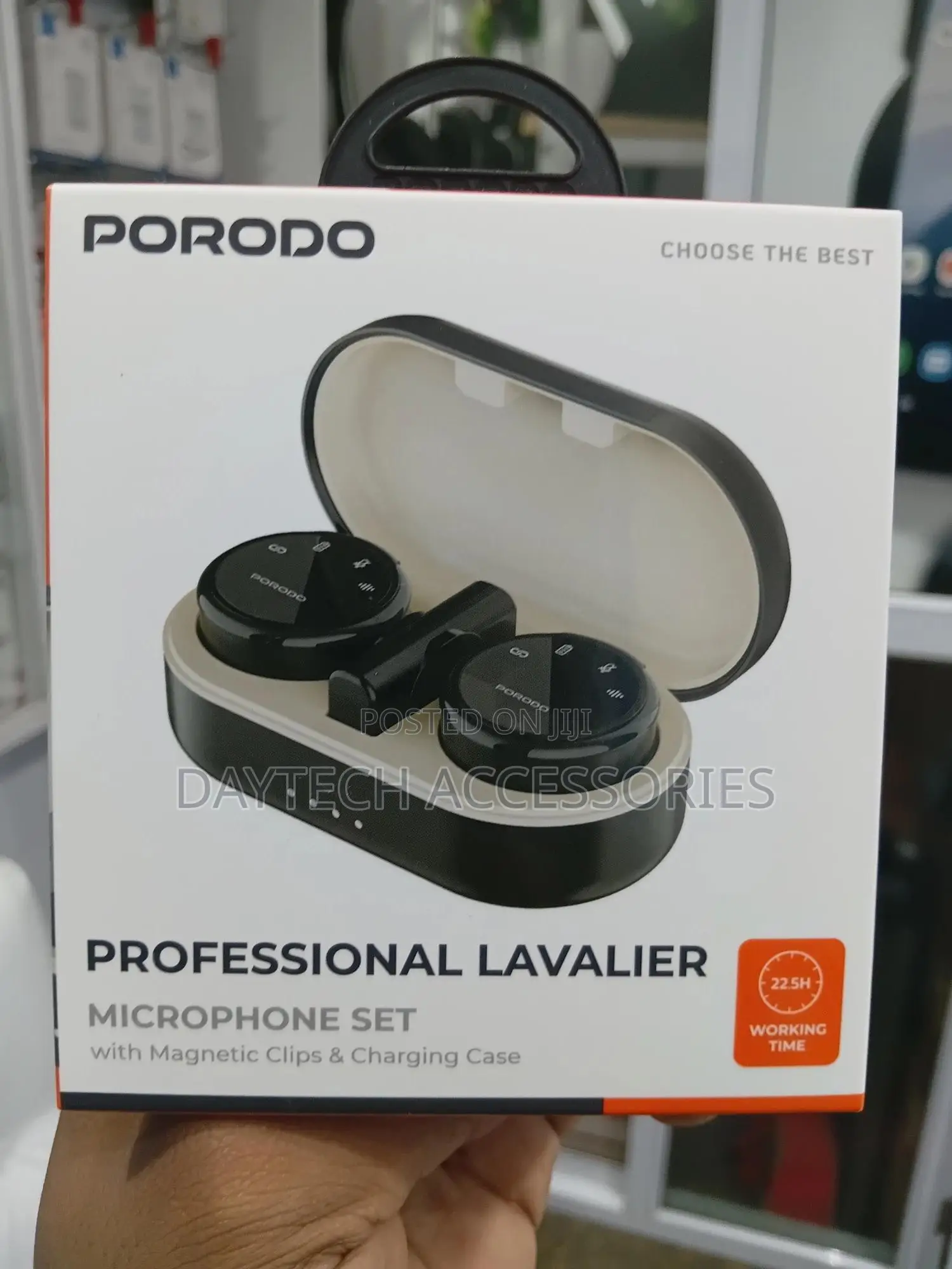 Porodo Wireless Lavalier Microphones Type-C