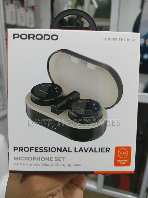 Porodo Wireless Lavalier Microphones Type-C