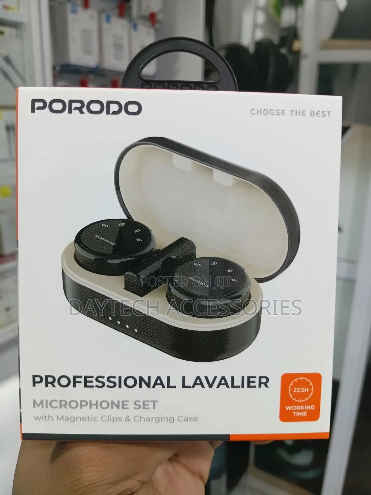 Porodo Wireless Lavalier Microphones Type-C