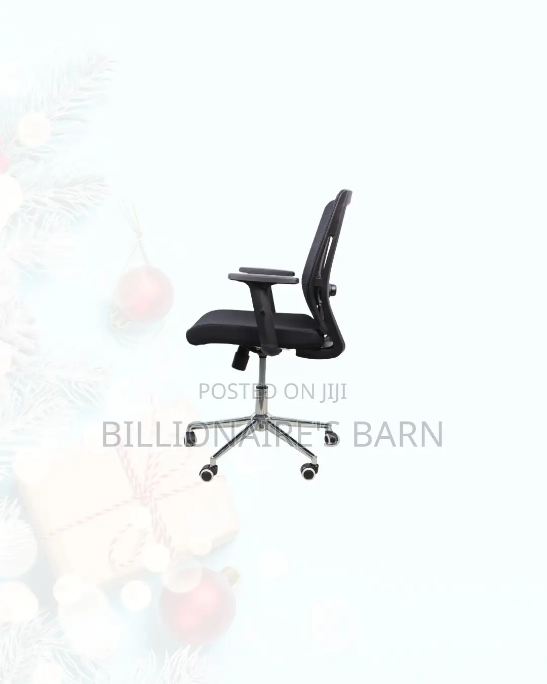 The Barn Origin Chair Mid Back Chrome Base Seating Adjustable