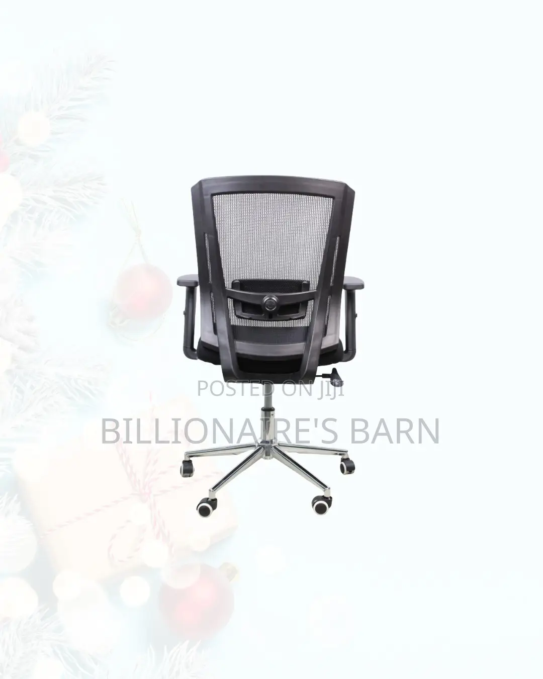 The Barn Origin Chair Mid Back Chrome Base Seating Adjustable