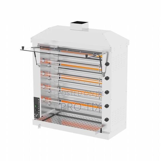 Gas Chicken Rotisserie Commercial Roasting Machine 220v