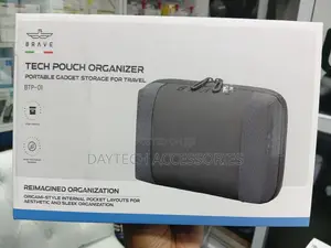 Brave Tech Pouch Organizer Portable Gadget Storage for Travel - BTP-01
