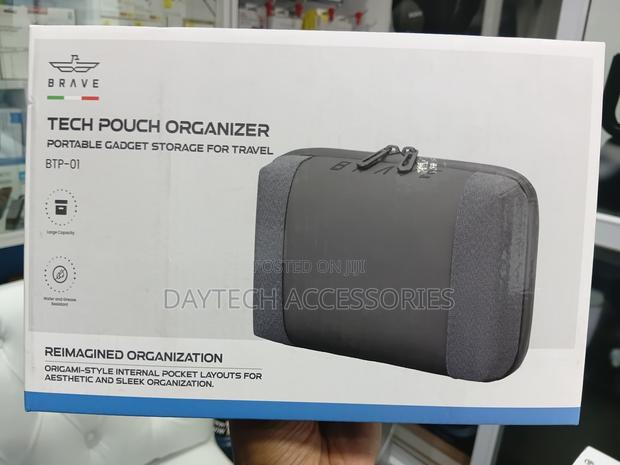Brave Tech Pouch Organizer Portable Gadget Storage for Travel - BTP-01