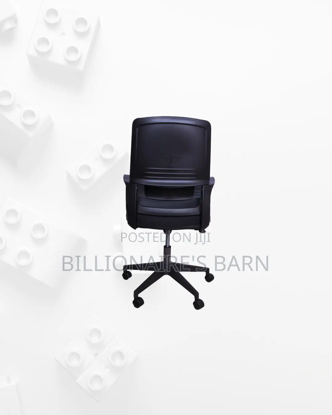 Black Ergonomic Mesh Office Chair Mid Back Lumbar Support Solution