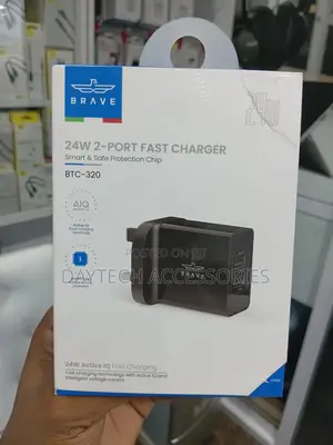 This Is a Brave BTC-320 2-Port Usb Fast Charger.