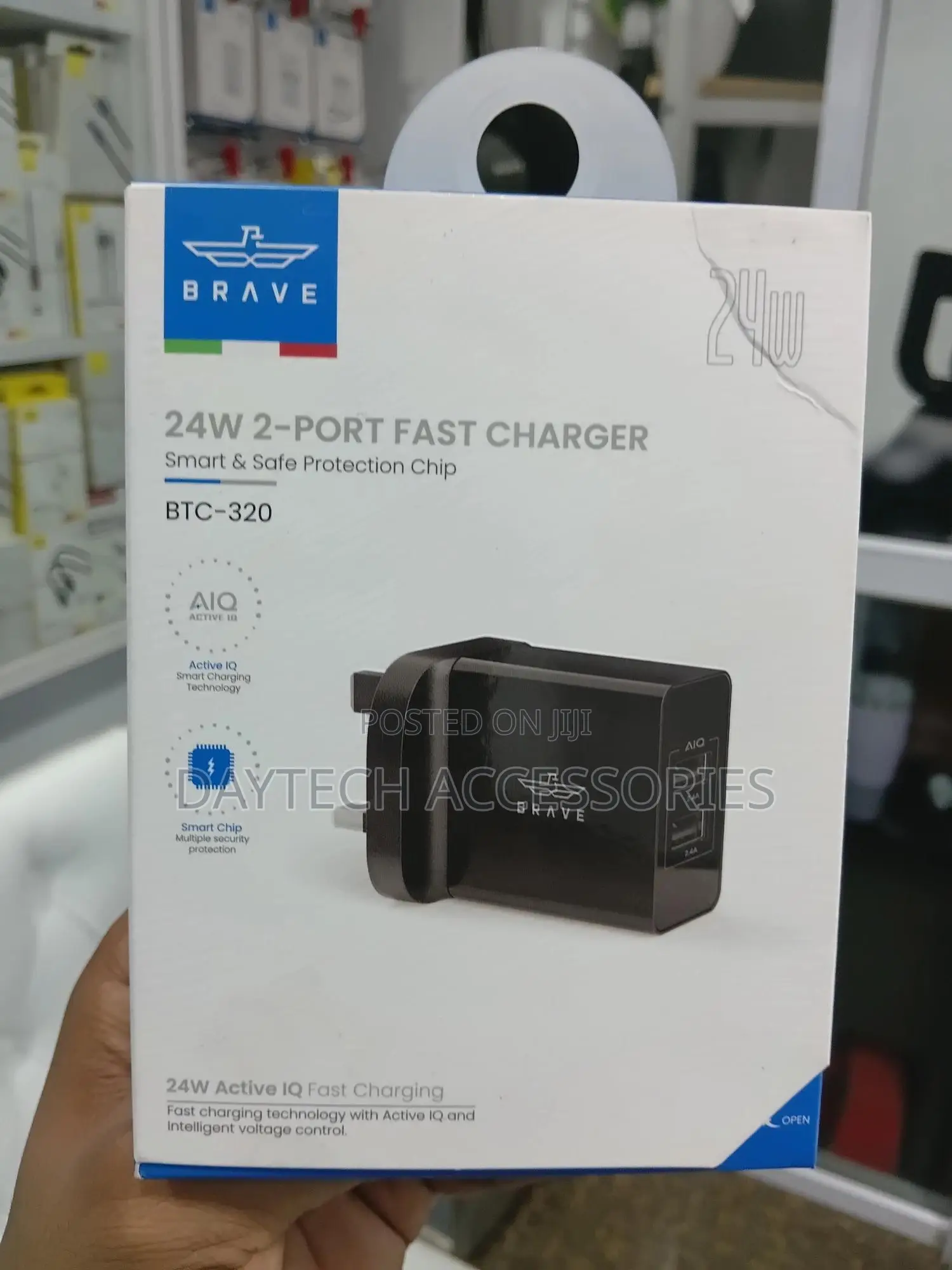 Brave BTC 320 2 Port Usb Wall Charger 24w