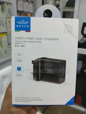 Brave BTC 320 2 Port Usb Wall Charger 24w