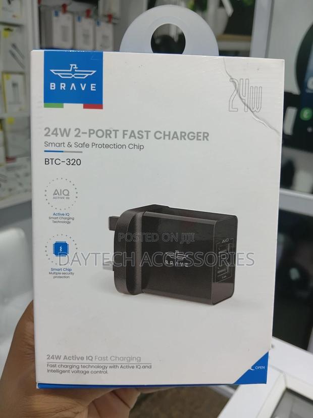 Brave BTC 320 2 Port Usb Wall Charger 24w