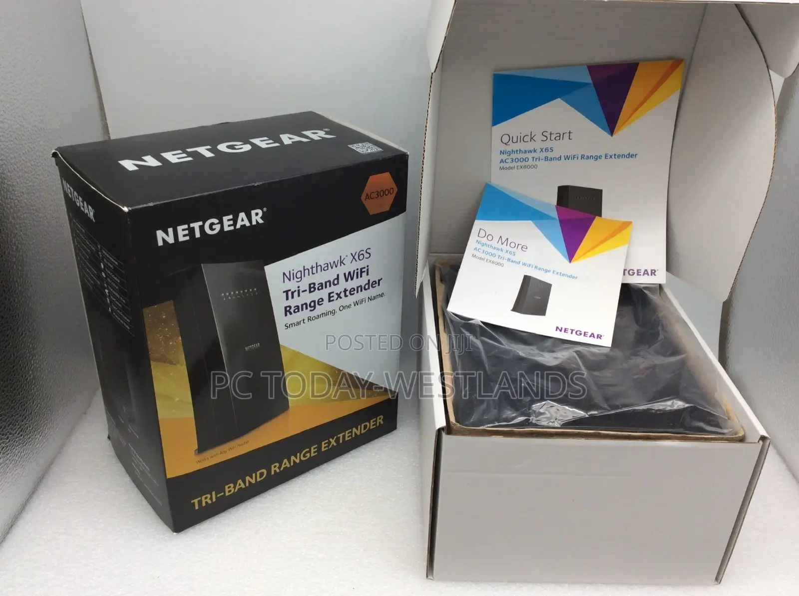 Netgear Nighthawk X6s Tri-Band Wifi Mesh Extender Ac3000-100nas
