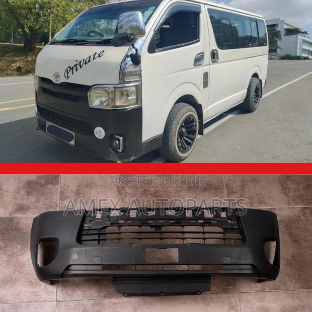 Front Bumper Toyota Hiace 7l Kdh200 2014 Onwards Short(Amex )