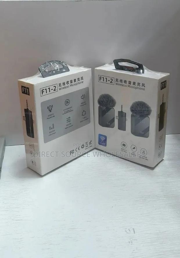 Professional F11 Wireless Mic – Loud Clear Sound