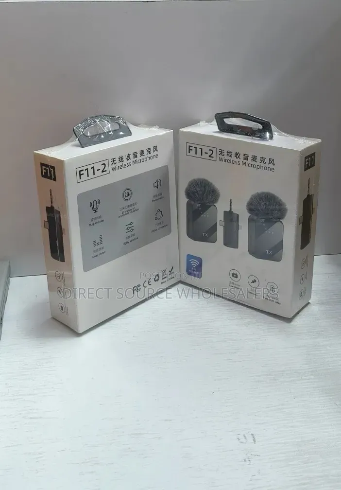 Professional F11 Wireless Mic – Loud Clear Sound