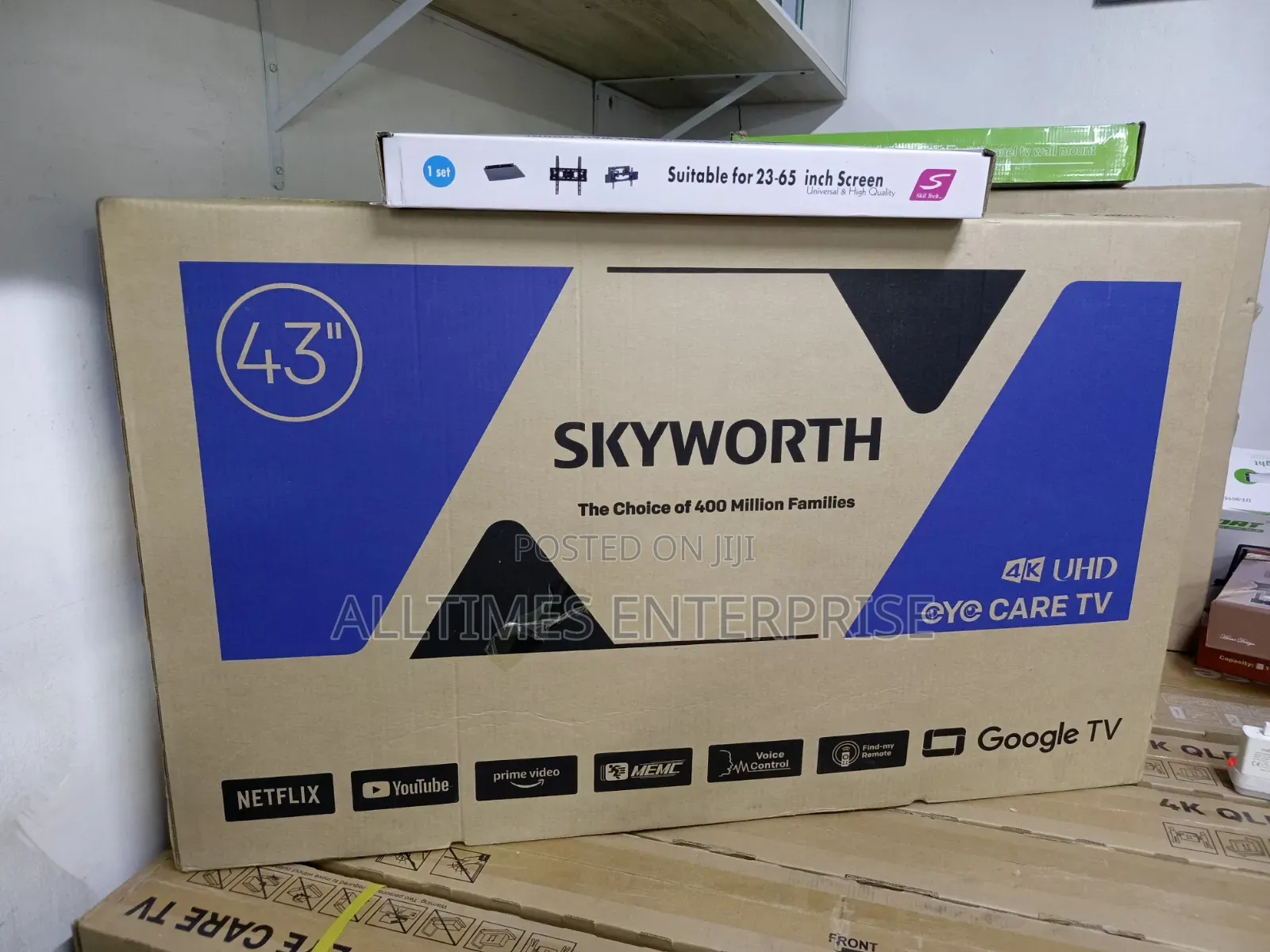 Skyworth 43 Inches Smart Android Frameless Tv