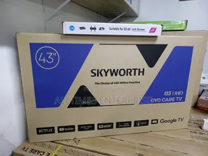 Skyworth 43 Inches Smart Android Frameless Tv