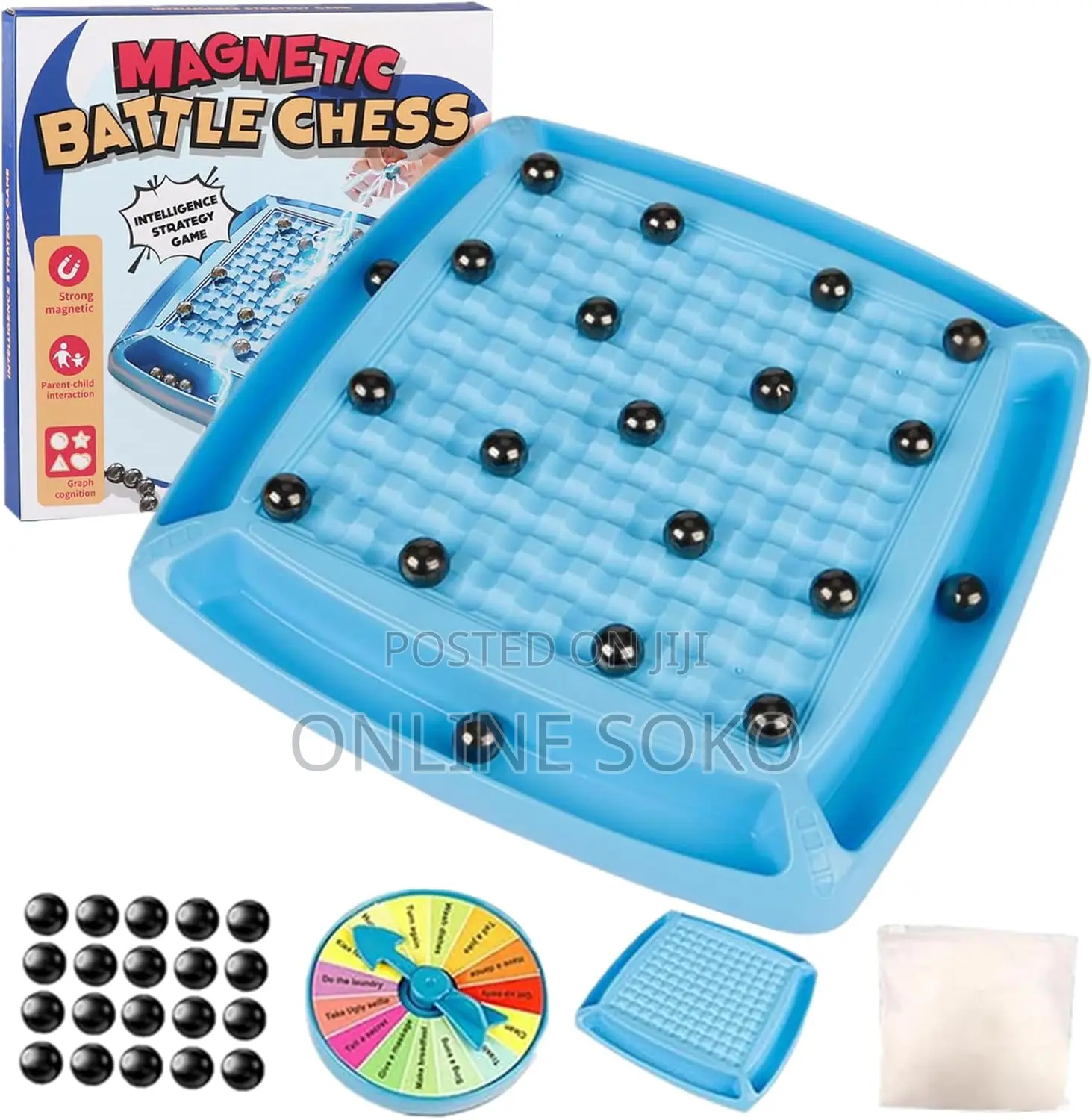 Fun Family Magnetic Battle Chess Board Game for Kids Adults