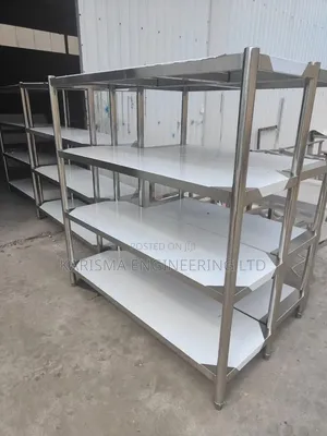 Heavy-Duty Stainless Steel Kitchen Rack