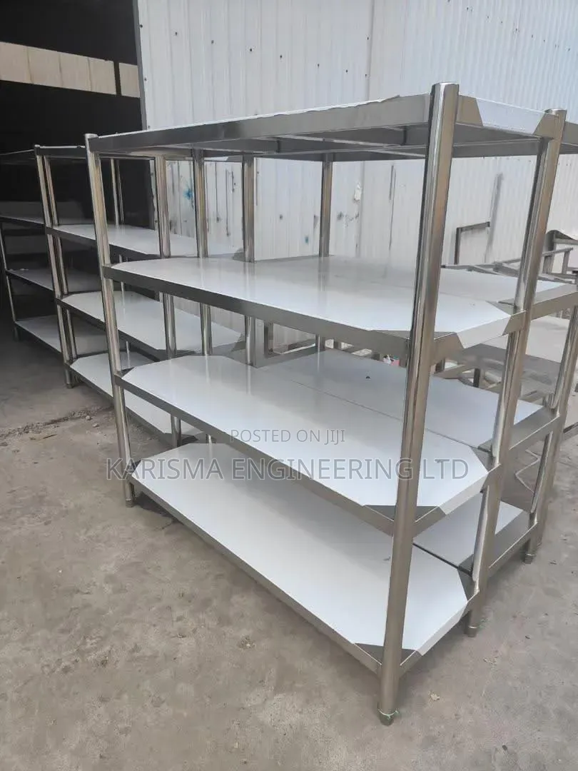 Heavy-Duty Stainless Steel Kitchen Rack