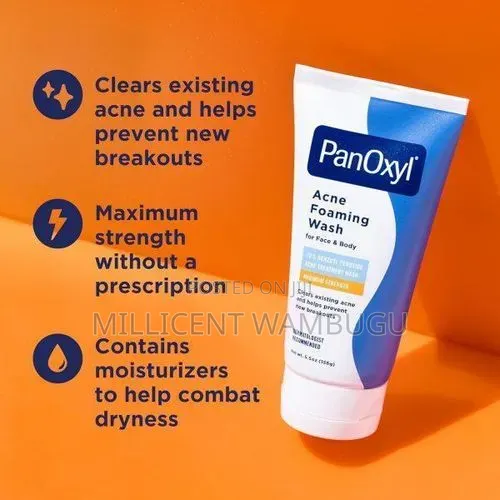 Panoxyl Acne Foaming Wash Benzoyl Peroxide 10% Maximum Strength 156g